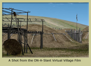 A Shot from the ON-A-Slant Virtual Village Film